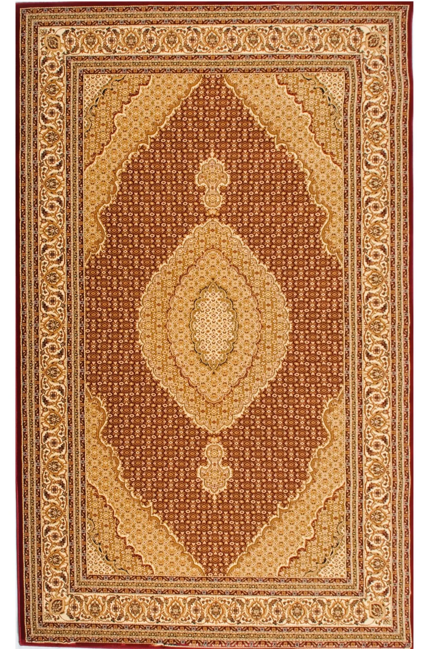 6' Red And Beige Moroccan Runner Rug - Homeroots - Flyclothing LLC