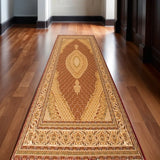 12' Red And Beige Moroccan Runner Rug - Homeroots - Flyclothing LLC