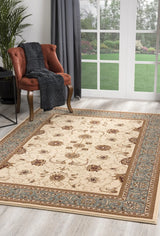 2' X 5' Black And Beige Oriental Area Rug - Homeroots - Flyclothing LLC