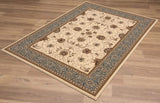 2' X 4' Black And Beige Oriental Area Rug - Homeroots - Flyclothing LLC