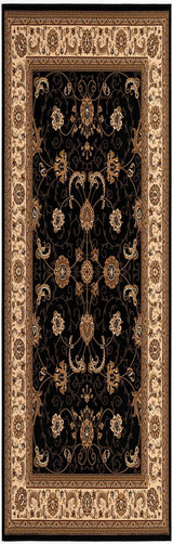 12' Red And Black Oriental Runner Rug - Homeroots - Flyclothing LLC