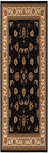 12' Red And Black Oriental Runner Rug - Homeroots - Flyclothing LLC