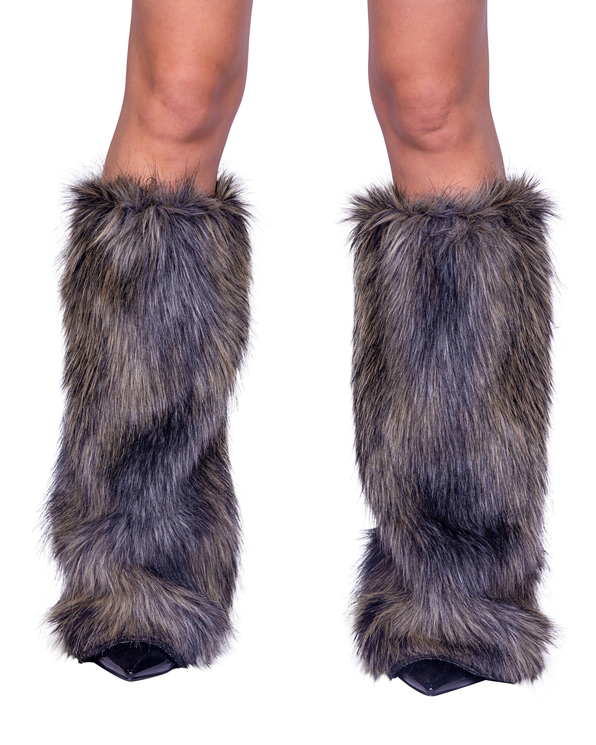 Roma Costume Pair of Faux Fur Wolf Leg Warmers Costume 6353 - Roma Costume - Flyclothing LLC