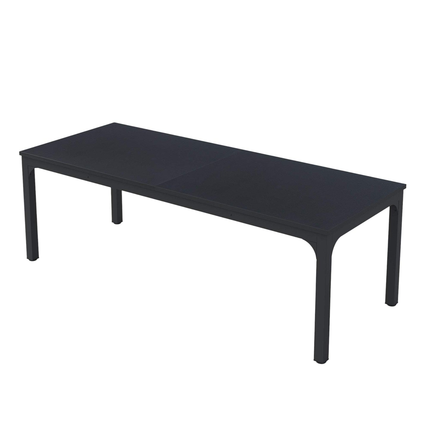 46" Black Wood and Iron Dining Table - HomeRoots - Flyclothing LLC