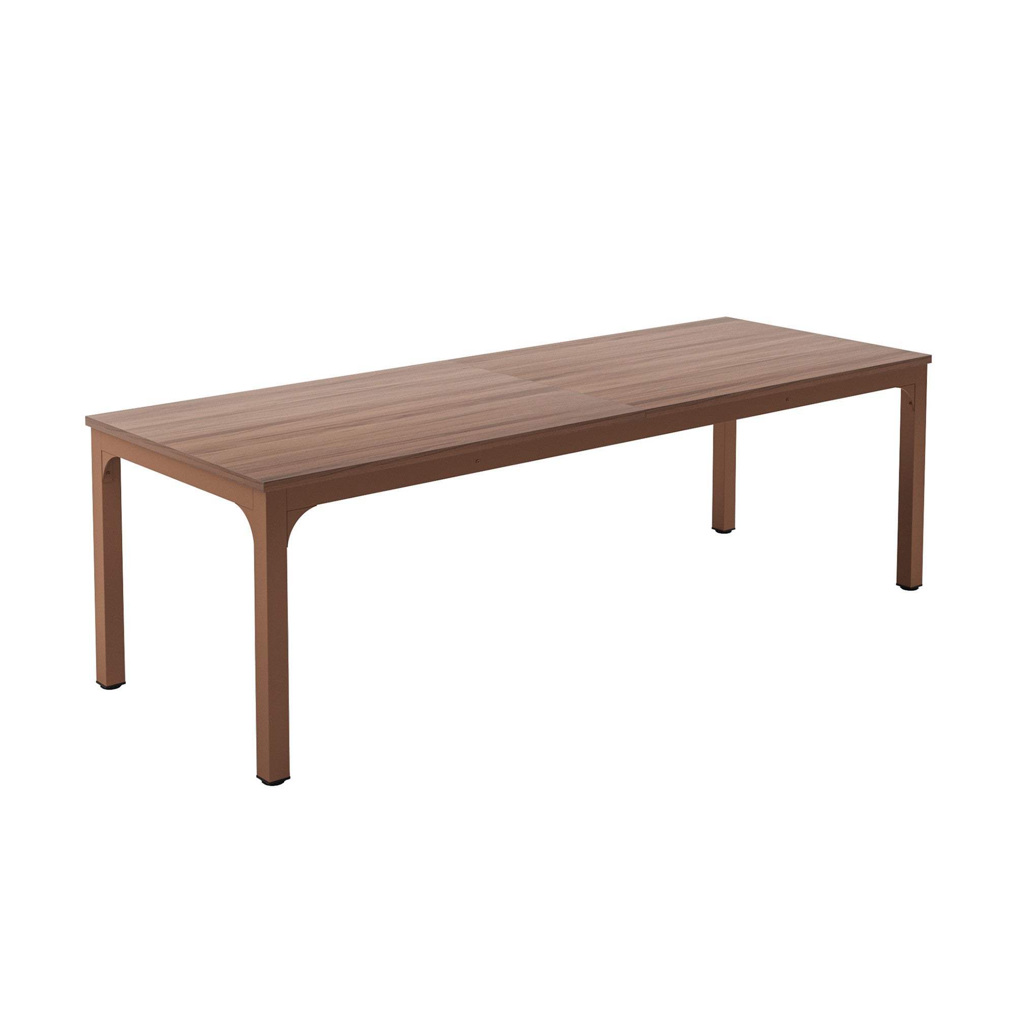 46" Brown Wood and Iron Dining Table - HomeRoots - Flyclothing LLC