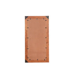 24" Brown Solid Wood Live Edge Freestanding and Wall Mount Accent Mirror - Homeroots - Flyclothing LLC