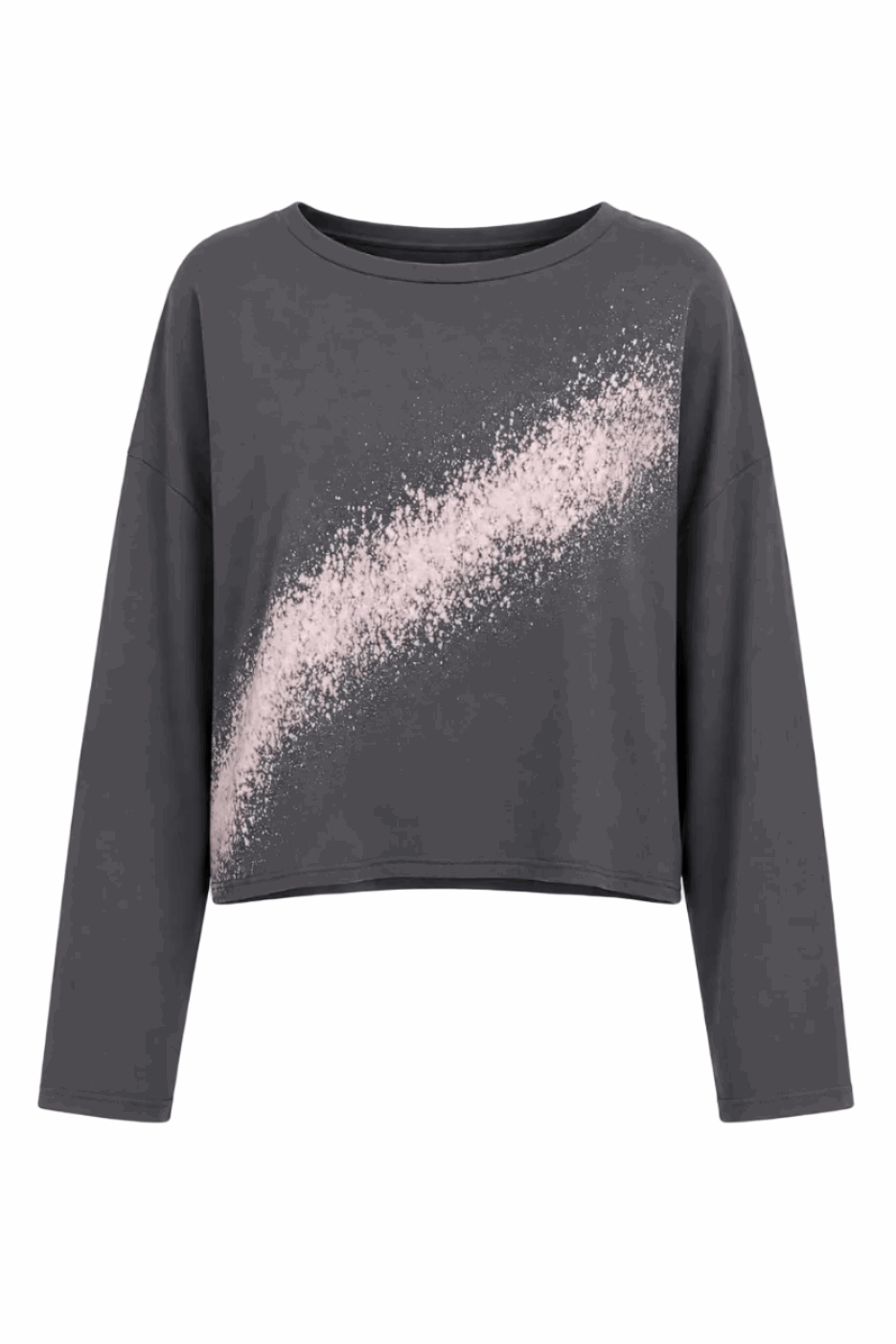 Pima Cotton Mini Bleached Luxury Boxy T-Shirt - Lava - PLANET by Lauren G - Flyclothing LLC