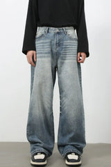 Men's Wide Leg Jeans with Pockets - Trendsi - Flyclothing LLC