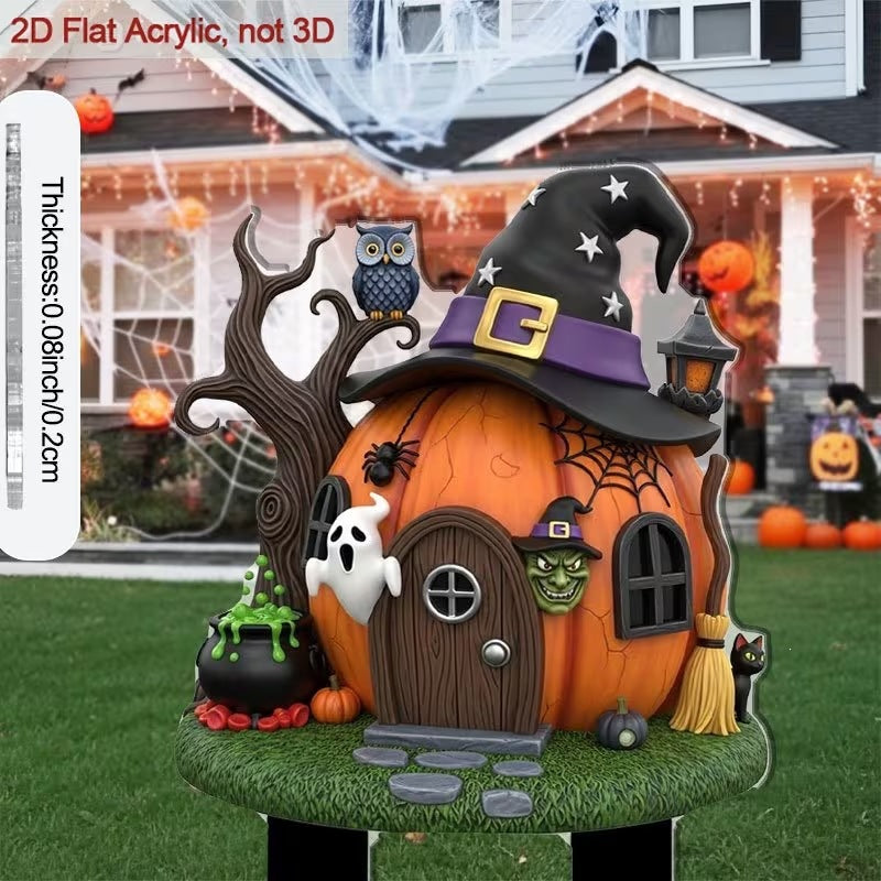 Acrylic Halloween Garden Decoration Picks - My Store - Flyclothing LLC