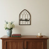 24" X 17" Brown And White Wood Wall Decor - Homeroots - Flyclothing LLC