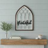 24" X 17" Brown And White Wood Wall Decor - Homeroots - Flyclothing LLC