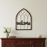 24" X 17" Brown And White Wood Wall Decor - Homeroots - Flyclothing LLC
