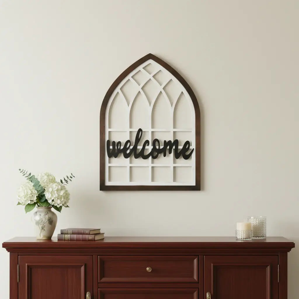 24" X 17" Brown And White Wood Wall Decor - Homeroots - Flyclothing LLC