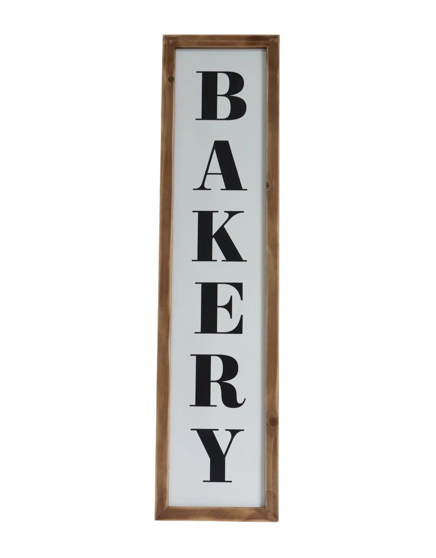 11" X 26" Black Brown And White Reversible Kitchen Wood Hanging Wall Decor - Homeroots - Flyclothing LLC