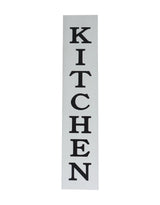 11" X 26" Black Brown And White Reversible Kitchen Wood Hanging Wall Decor - Homeroots - Flyclothing LLC