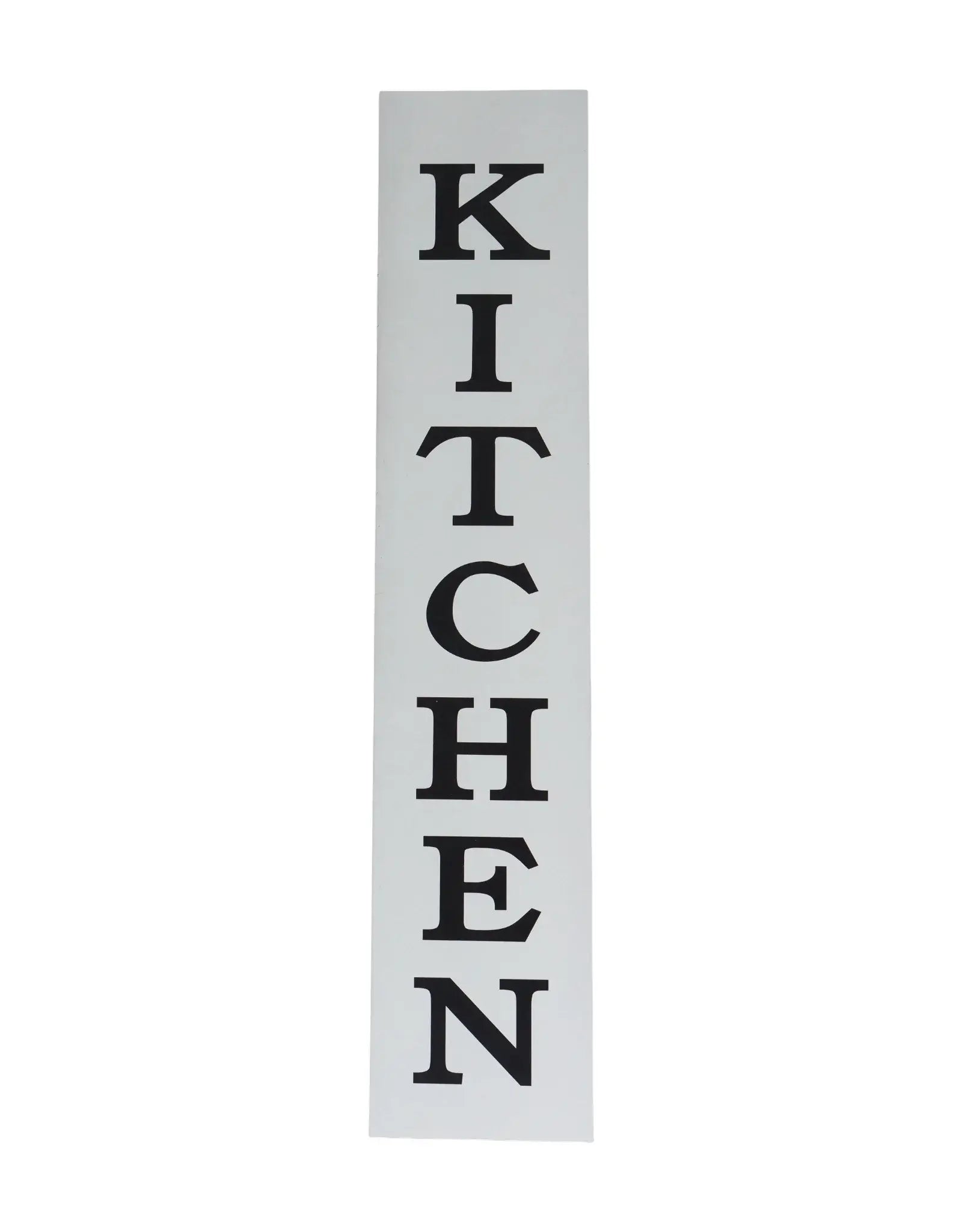 11" X 26" Black Brown And White Reversible Kitchen Wood Hanging Wall Decor - Homeroots - Flyclothing LLC