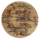 18" X 18" Black And Brown Wood Hanging Wall Decor - Homeroots - Flyclothing LLC