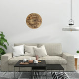 18" X 18" Black And Brown Wood Hanging Wall Decor - Homeroots - Flyclothing LLC