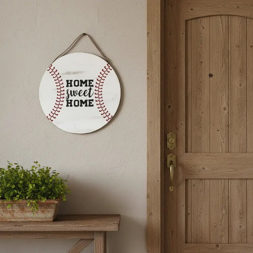 Set of Two Brown And White Home Sweet Home Wood Wall Decor - Homeroots - Flyclothing LLC