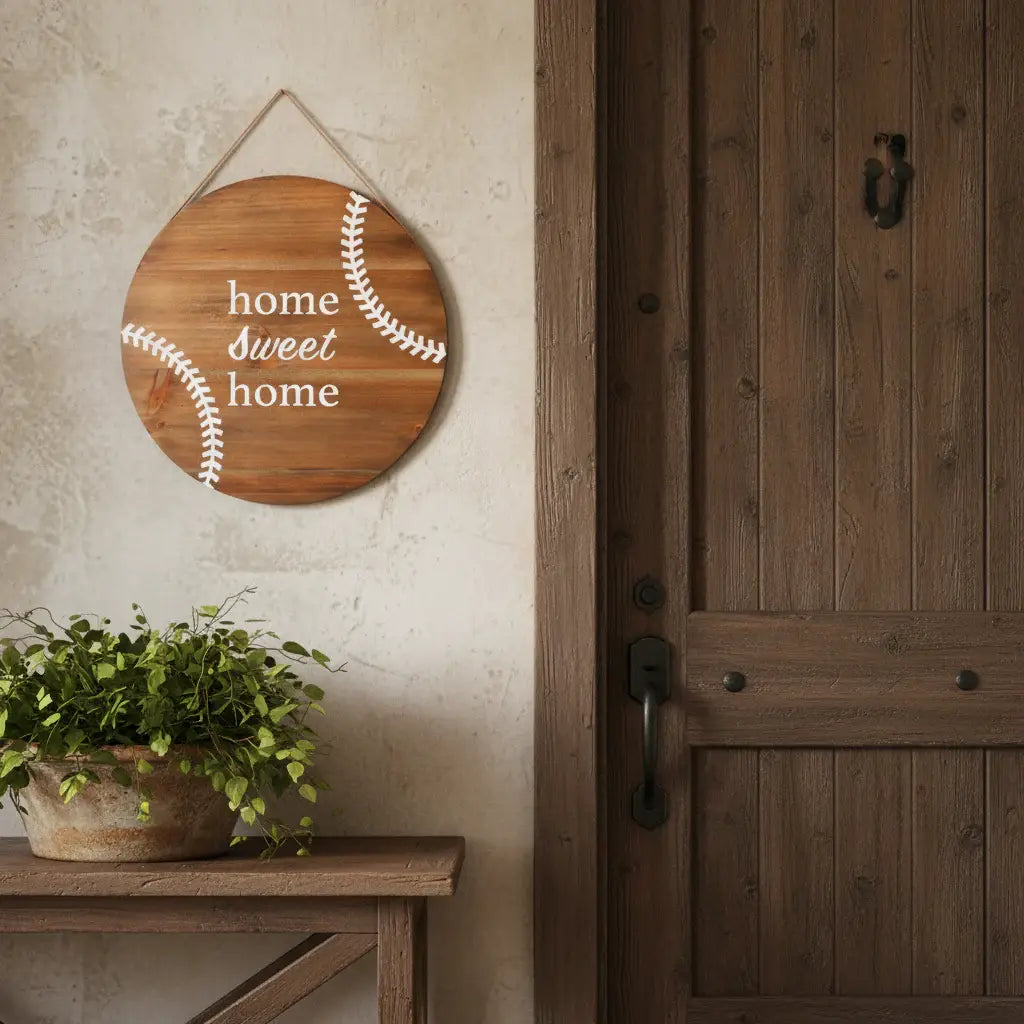 Set of Two Brown And White Home Sweet Home Wood Wall Decor - Homeroots - Flyclothing LLC