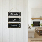 14" X 12" Black And White Inspirational Text Wood Wall Decor - Homeroots - Flyclothing LLC