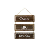 14" X 12" Brown And White Inspirational Text Wood Wall Decor - Homeroots - Flyclothing LLC