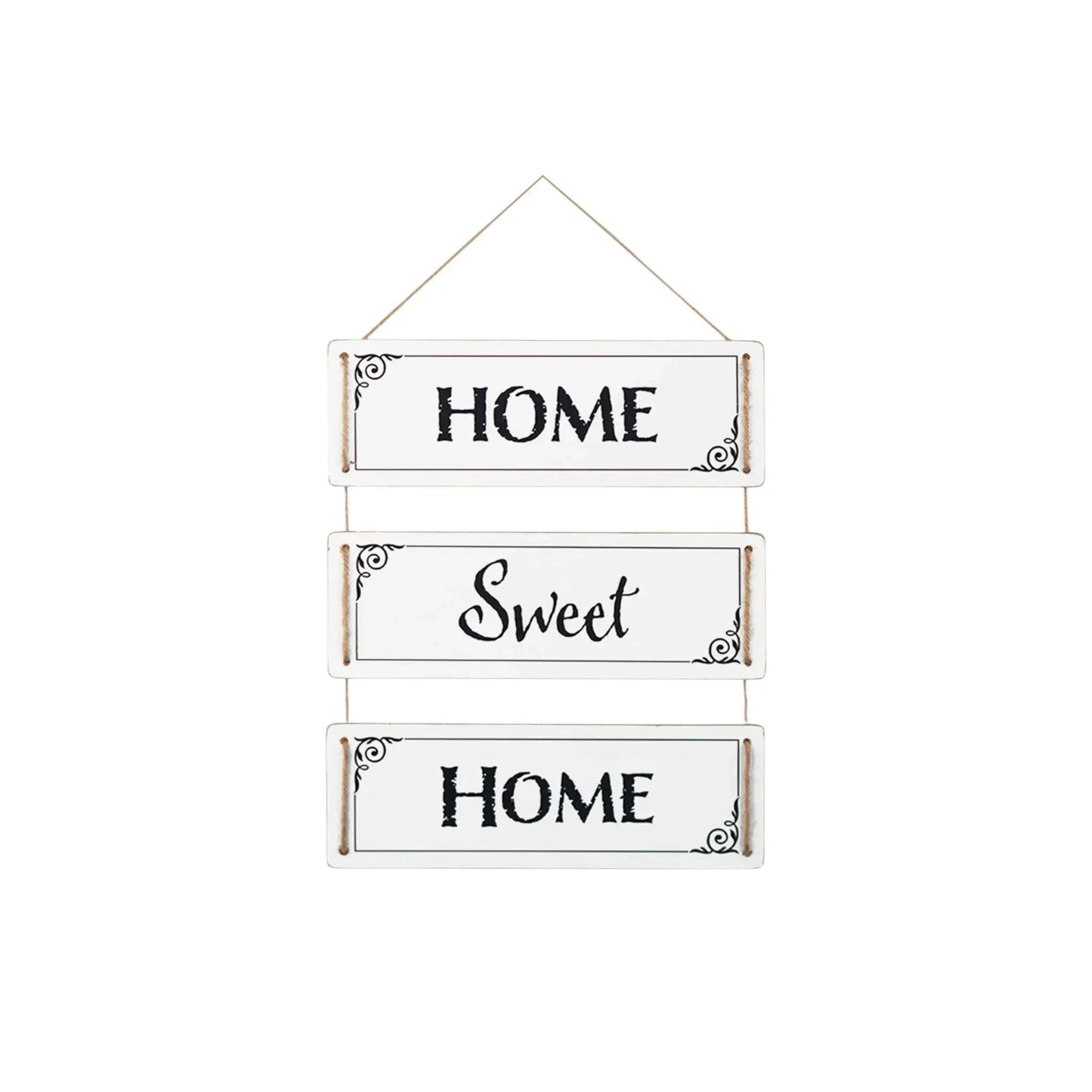 14" X 12" Black And White Reversible Inspirational Love Text Wood Wall Decor - Homeroots - Flyclothing LLC