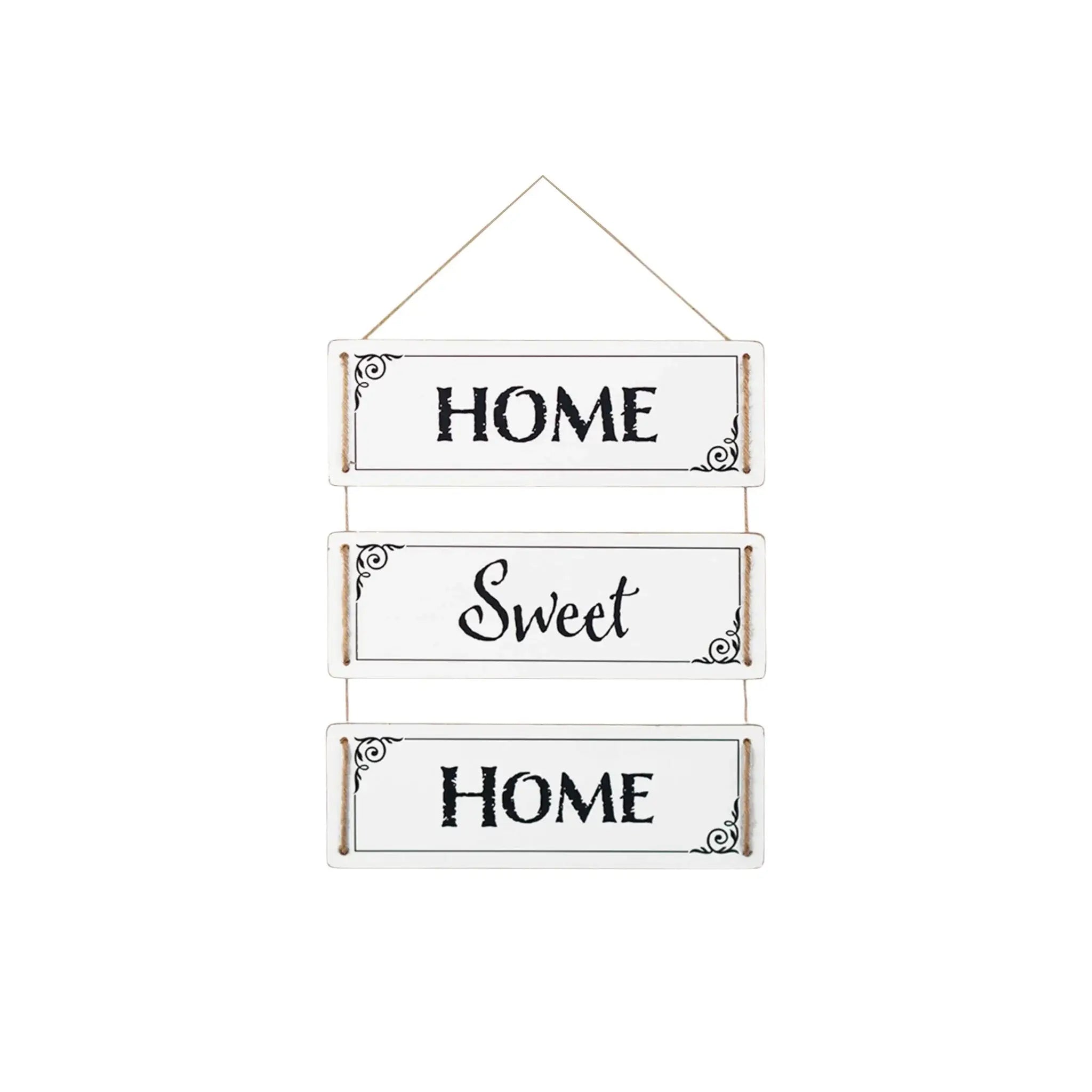 14" X 12" Black And White Reversible Inspirational Love Text Wood Wall Decor - Homeroots - Flyclothing LLC