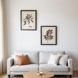 Set of Two Black And White Flower Framed Art - Homeroots - Flyclothing LLC