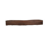 60" Brown Solid Wood Solid Wood Live Edge Dining Bench - Homeroots - Flyclothing LLC