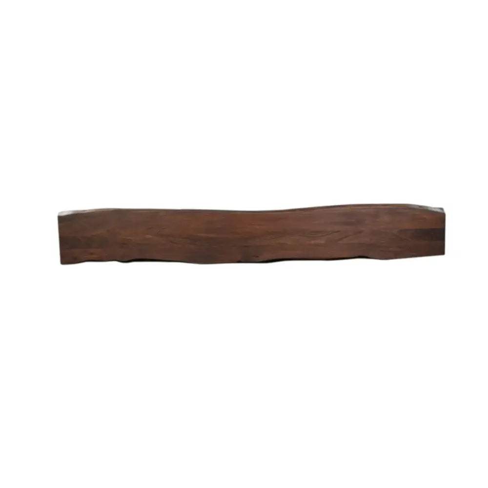 60" Brown Solid Wood Solid Wood Live Edge Dining Bench - Homeroots - Flyclothing LLC