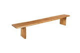 105" Natural Solid Wood Live Edge Dining Bench - Homeroots - Flyclothing LLC