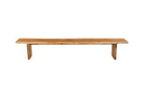 105" Natural Solid Wood Live Edge Dining Bench - Homeroots - Flyclothing LLC