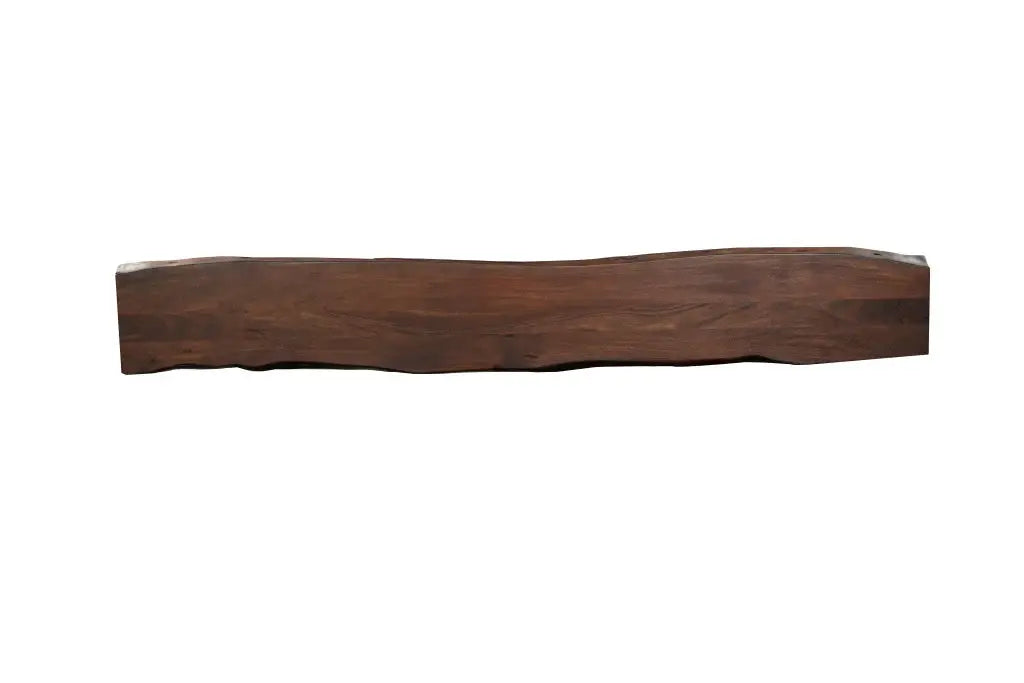 105" Brown Solid Wood Solid Wood Live Edge Dining Bench - Homeroots - Flyclothing LLC