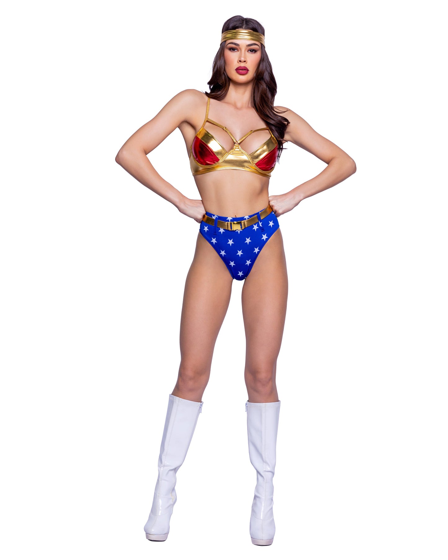 Roma Costume 4pc Woman Power Costume 6363 - Roma Costume - Flyclothing LLC