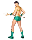 Roma Costume 4pc Aqua Hunk - Roma Costume - Flyclothing LLC