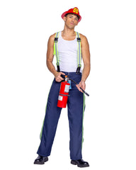 Roma Costume 6374 2pc Fireman Hunk - Roma Costume