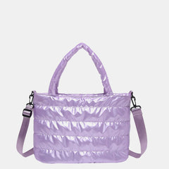 PU Leather Detachable Strap Crossbody Bag - Trendsi
