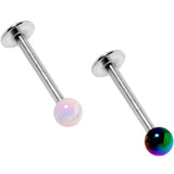 Multi Color Pearlescent Acrylic Ball Labret Monroe Tragus Set of 4 - BodyCandy - Flyclothing LLC