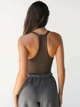 Scoop Neck Wide Strap Tank - Trendsi - Flyclothing LLC