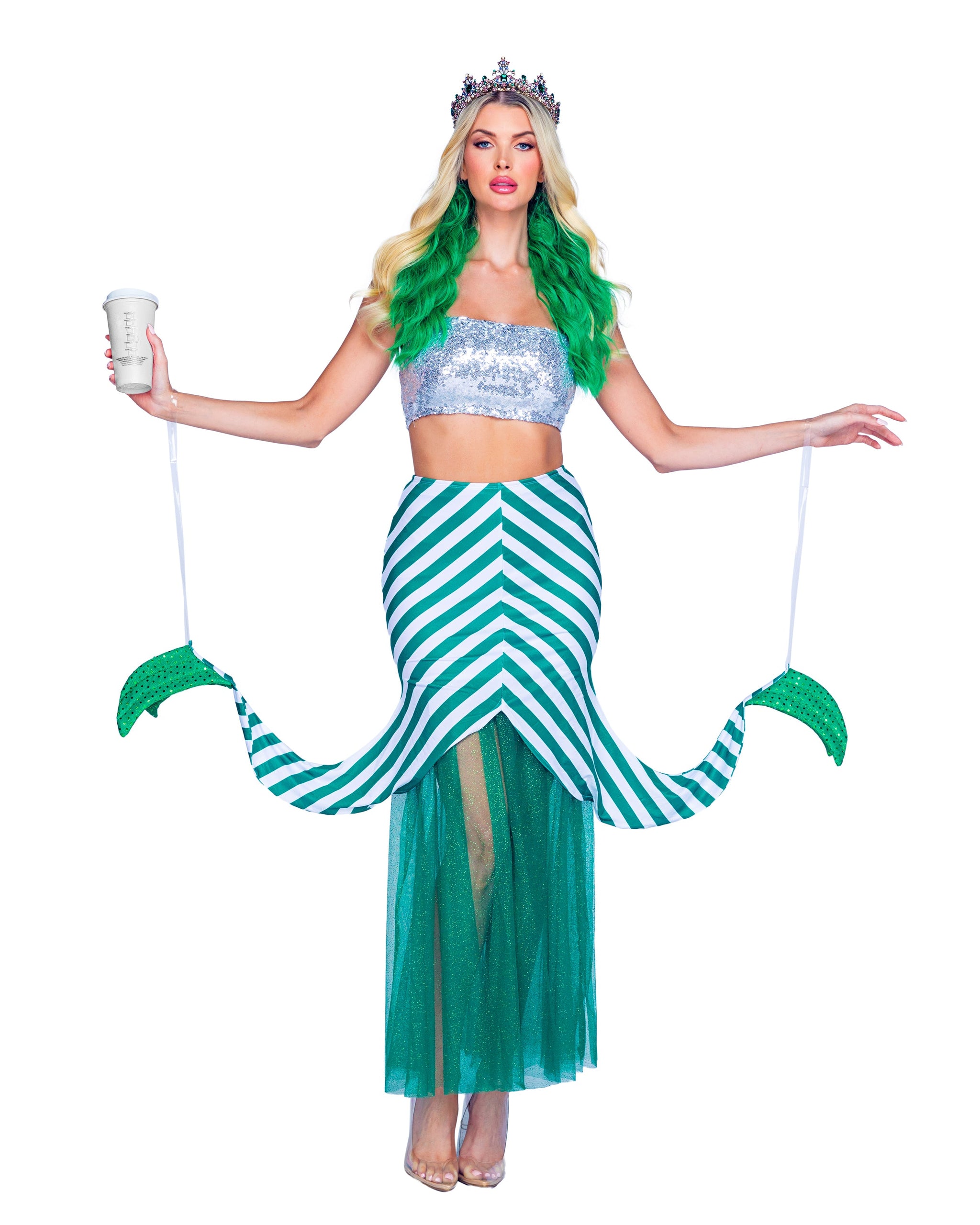 Roma Costume 2pc Starstruck Mermaid Costume 6389 - Roma Costume - Flyclothing LLC
