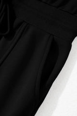 French Terry Zipped Collar Sleeveless Drawstring Waist Mini Dress - Trendsi - Flyclothing LLC