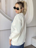 Butterfly Round Neck Long Sleeve Sweater - Trendsi - Flyclothing LLC
