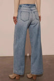 Tied Wide Leg Jeans with Pockets - Trendsi - Flyclothing LLC