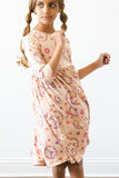 Flower Child 3/4 Sleeve Pocket Twirl Dress - Mila & Rose ®