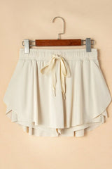 Drawstring High Waist Lined Active Skorts - Trendsi - Flyclothing LLC