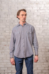 Rockmount Ranch Wear Men's Signature Denim Pinstripe Western Shirt - Rockmount Clothing - Flyclothing LLC