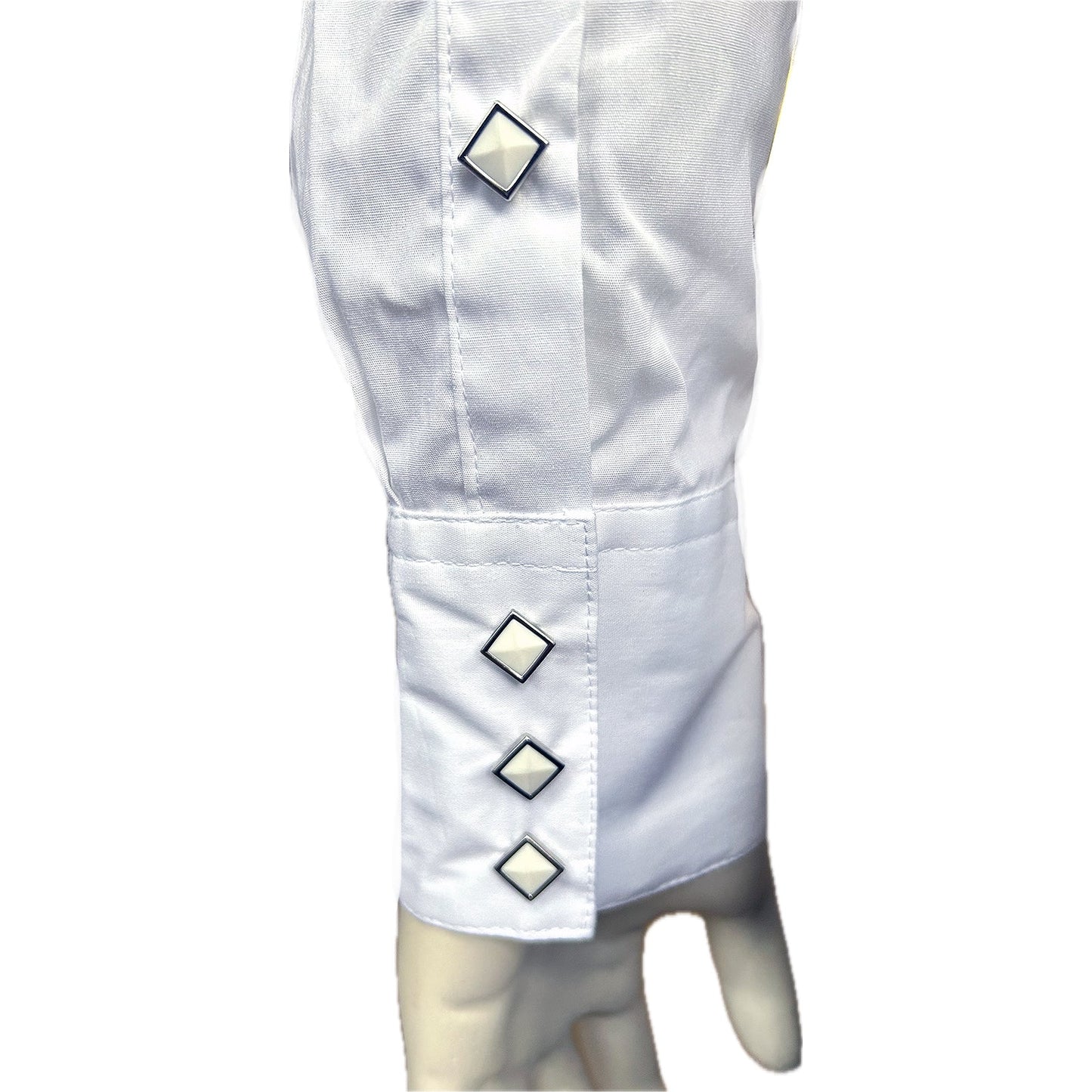 Rockmount Ranch Wear Men's Slim Fit White Cotton Blend Western Shirt - Rockmount Clothing - Flyclothing LLC