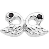 Ruffled Feather Dual Swans Cartilage Tragus Earring - BodyCandy - Flyclothing LLC
