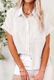 Button Up Short Sleeve Shirt - Trendsi - Flyclothing LLC